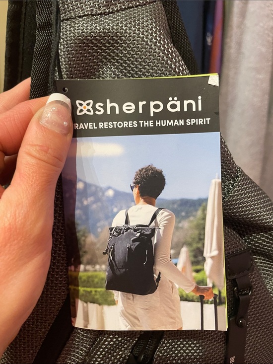 Sherpani Gray Textured Sling Backpack main image 4
